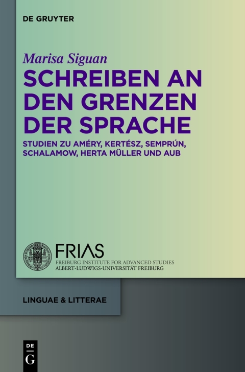 Cover image for book Schreiben an den Grenzen der Sprache