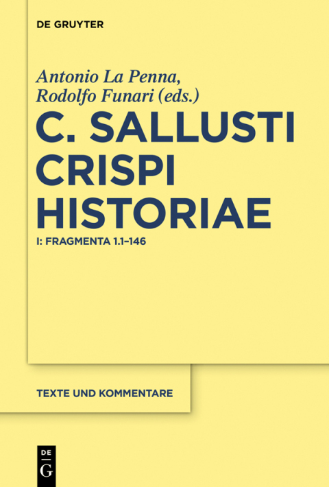 Cover image for book Fragmenta 1.1-146