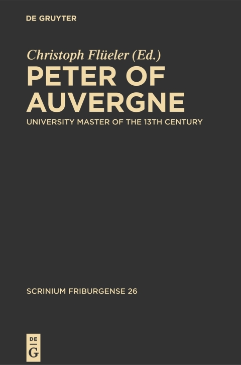 Cover image for book Peter of Auvergne