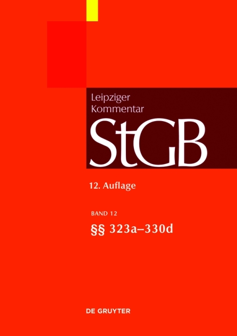 Cover image for book §§ 323a-330d