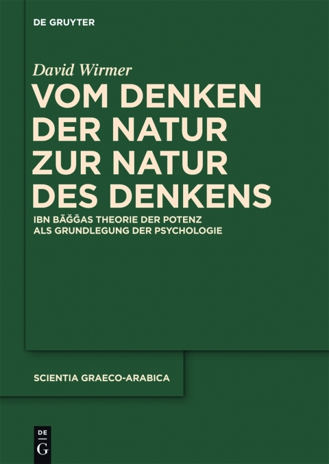 Cover image for book Vom Denken der Natur zur Natur des Denkens