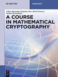 Cover image: A Course in Mathematical Cryptography 1st edition 9783110372762