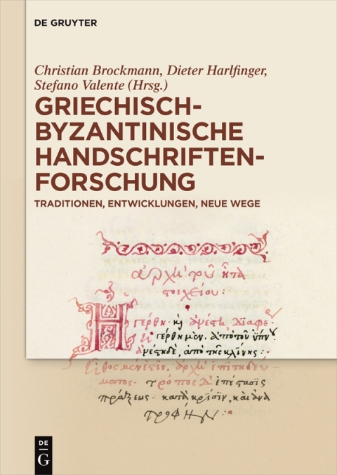 Cover image for book Griechisch-byzantinische Handschriftenforschung