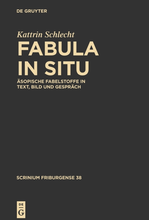 Cover image for book Fabula in situ