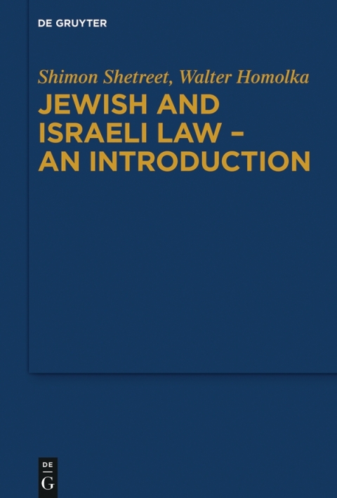Cover image for book Jewish and Israeli Law - An Introduction