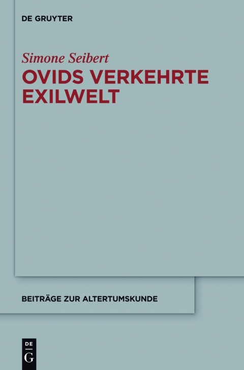 Cover image for book Ovids verkehrte Exilwelt