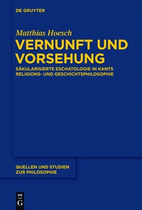 Titelbild: Vernunft und Vorsehung 1st edition 9783110351255