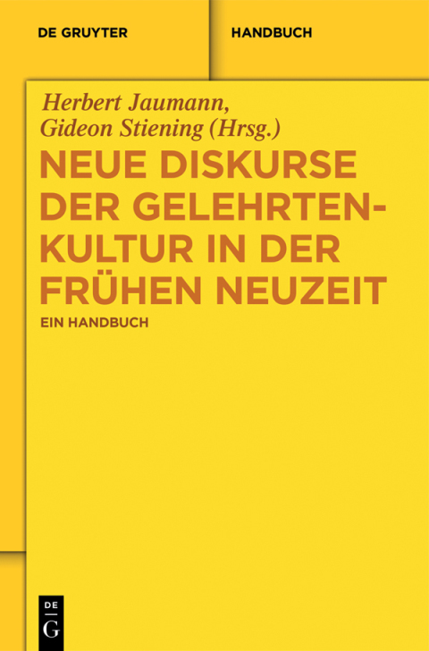 Cover image for book Neue Diskurse der Gelehrtenkultur in der Frühen Neuzeit