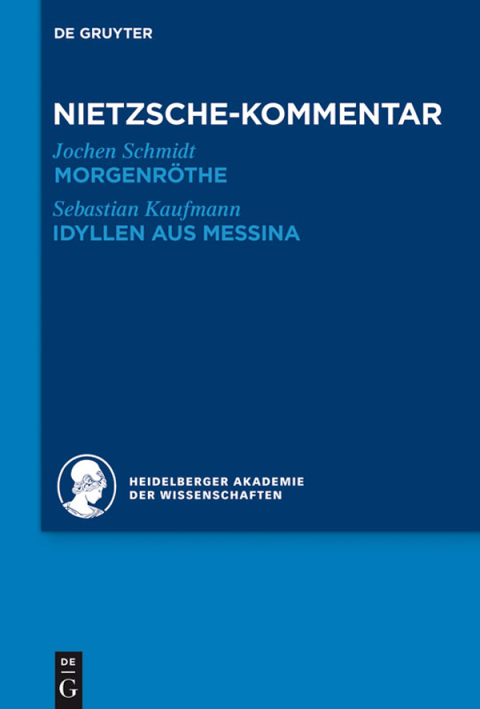 Cover image for book Kommentar zu Nietzsches "Morgenröthe", "Idyllen aus Messina"