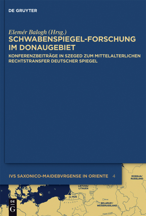 Cover image for book Schwabenspiegel-Forschung im Donaugebiet