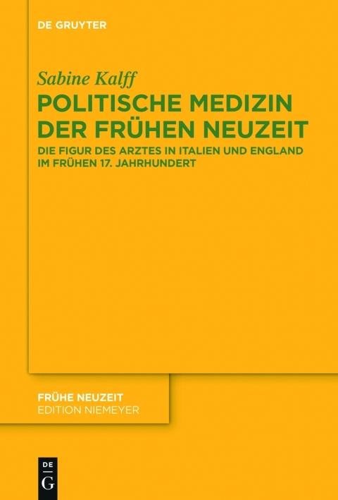 Cover image for book Politische Medizin der Frühen Neuzeit