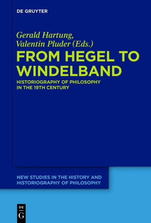 Cover image for book From Hegel to Windelband
