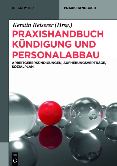 Cover image for book Praxishandbuch Kündigung und Personalabbau
