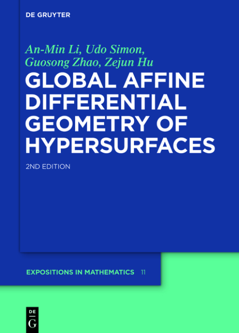Global Affine Differential Geometry of Hypersurfaces 