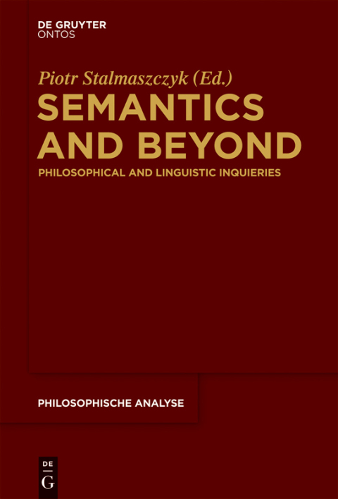 Cover image for book Semantics and Beyond