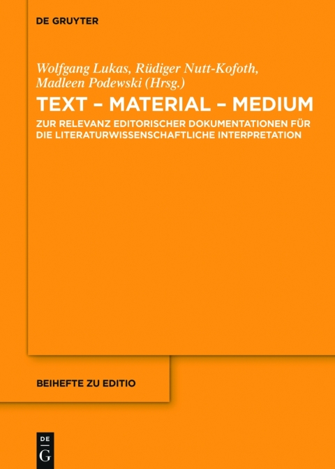Cover image for book Text - Material - Medium