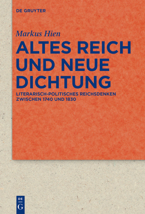 Cover image for book Altes Reich und Neue Dichtung