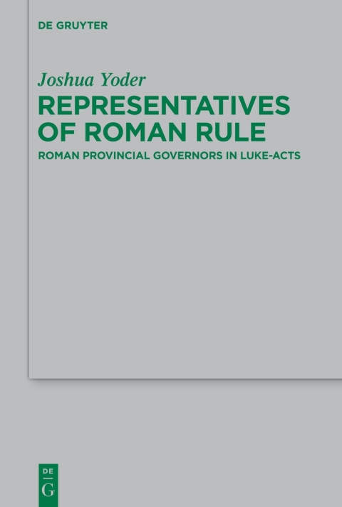 Cover image for book Representatives of Roman Rule