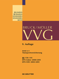 Cover image: Transportversicherung §§ 130-141 9th edition 9783899491364