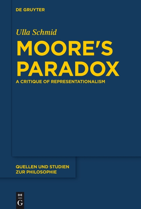 Cover image for book Moore's Paradox