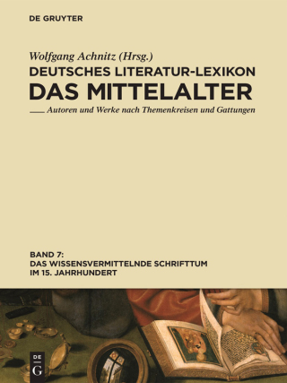 Das wissensvermittelnde Schrifttum im 15. Jahrhundert