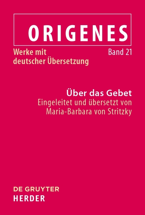 Cover image for book Über das Gebet