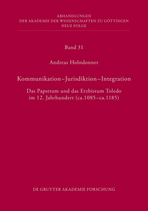 Cover image for book Kommunikation - Jurisdiktion - Integration
