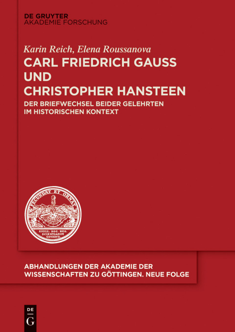 Cover image for book Carl Friedrich Gauß und Christopher Hansteen