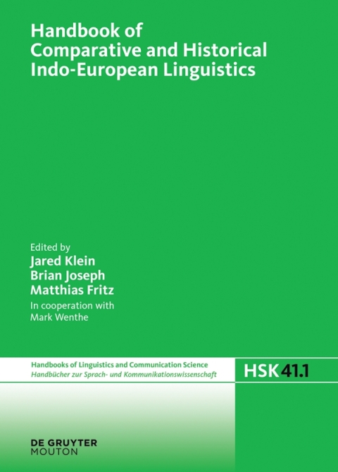 Cover image for book Handbook of Comparative and Historical Indo-European Linguistics