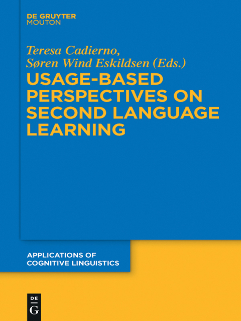 Cover image for book Usage-Based Perspectives on Second Language Learning