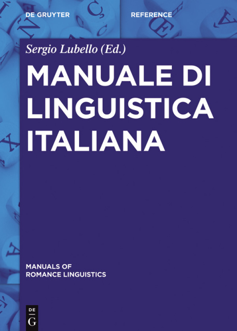 Cover image for book Manuale di linguistica italiana