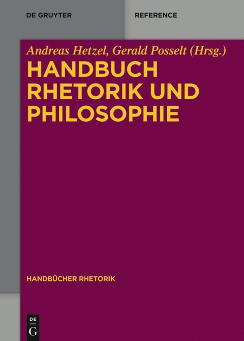 Cover image for book Handbuch Rhetorik und Philosophie