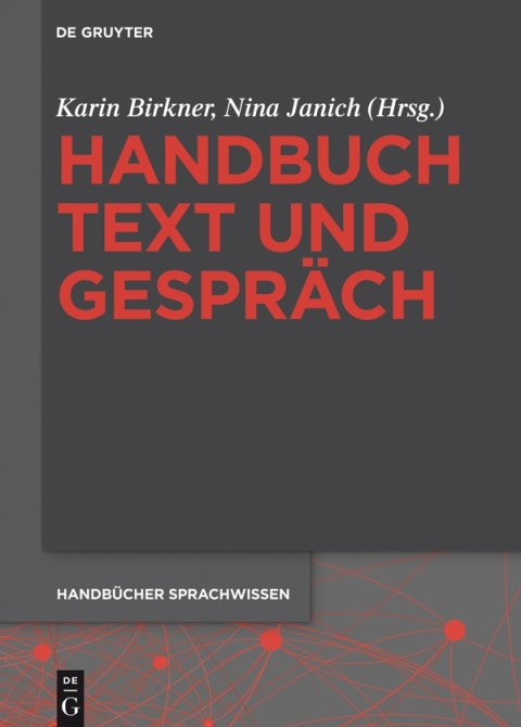 Cover image for book Handbuch Text und Gespräch