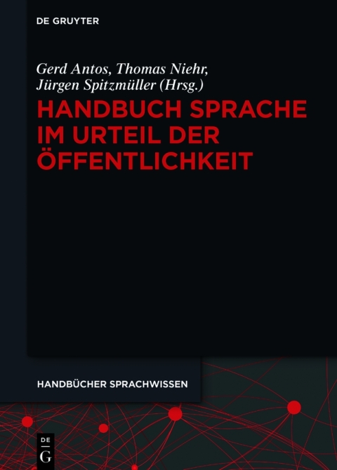 Cover image for book Handbuch Sprache im Urteil der Öffentlichkeit