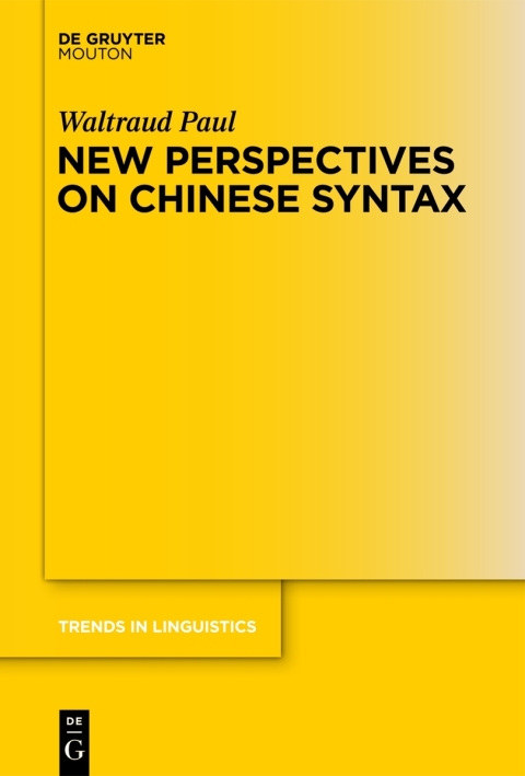 Cover image for book New Perspectives on Chinese Syntax