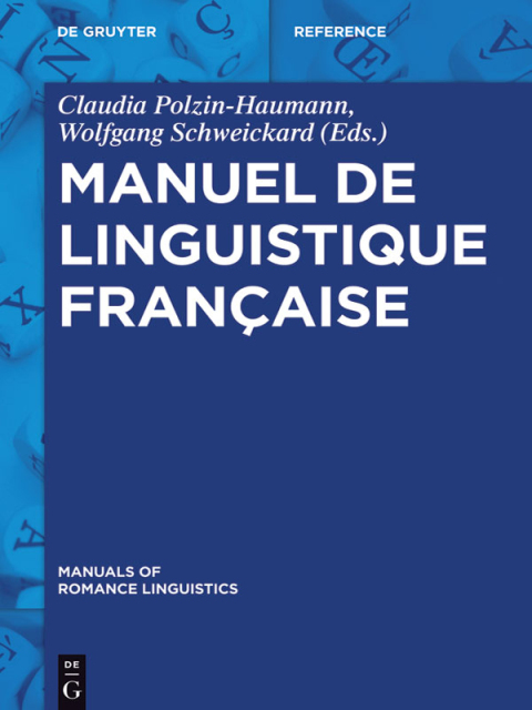 Cover image for book Manuel de linguistique française
