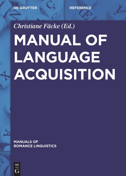 Cover image for book Manual of Language Acquisition