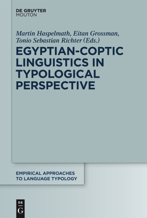 Cover image for book Egyptian-Coptic Linguistics in Typological Perspective