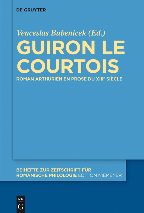 Cover image for book Guiron le Courtois