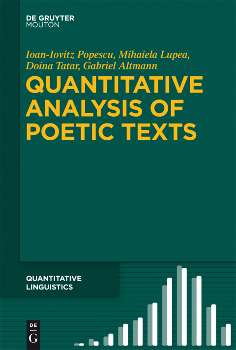 Cover image for book Quantitative Analysis of Poetic Texts