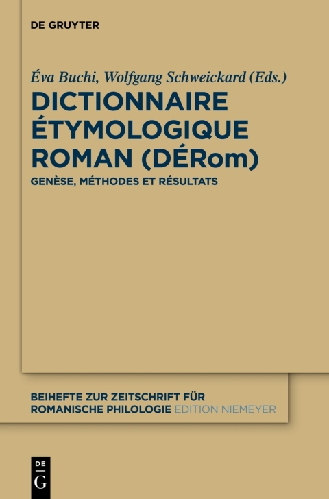 Cover image for book Dictionnaire Étymologique Roman (DÉRom)