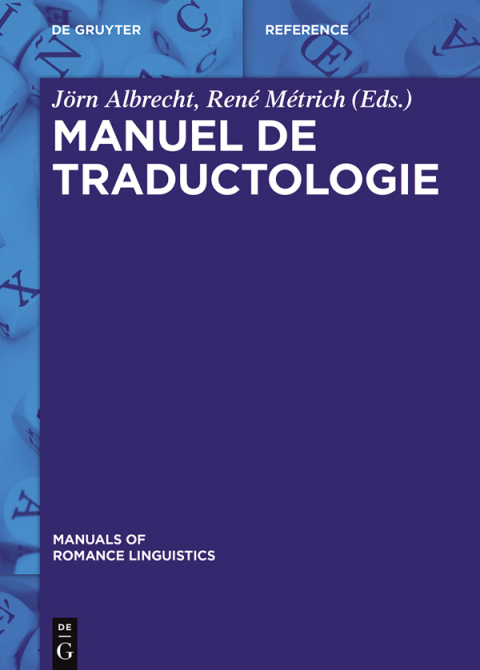 Cover image for book Manuel de traductologie