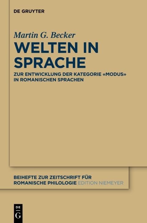 Cover image for book Welten in Sprache