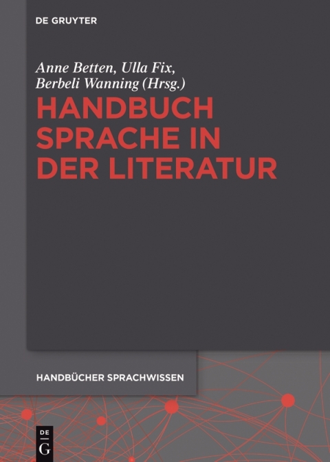Cover image for book Handbuch Sprache in der Literatur