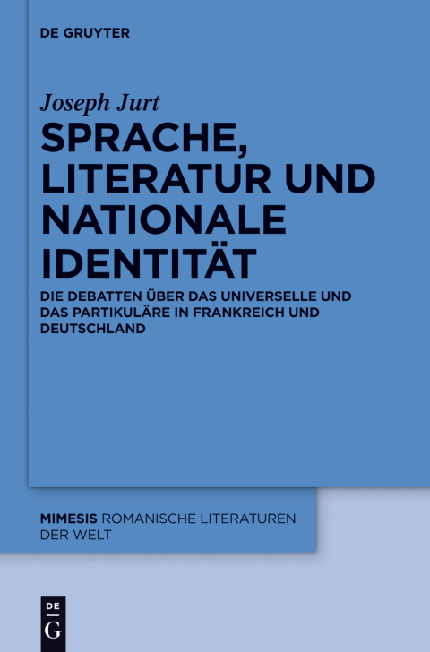 Cover image for book Sprache, Literatur und nationale Identität