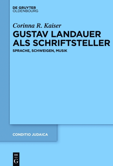 Cover image for book Gustav Landauer als Schriftsteller
