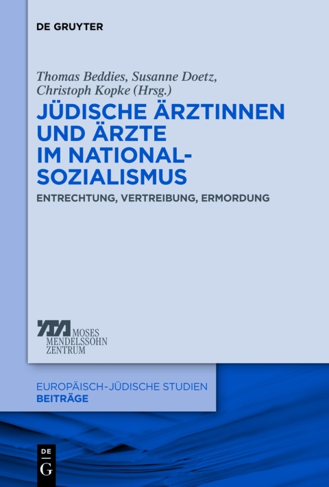 Cover image for book Jüdische Ärztinnen und Ärzte im Nationalsozialismus