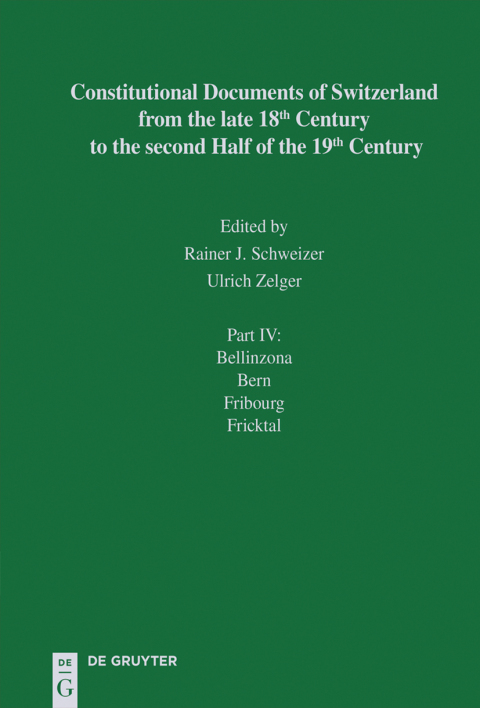 Cover image for book Bellinzona - Fricktal