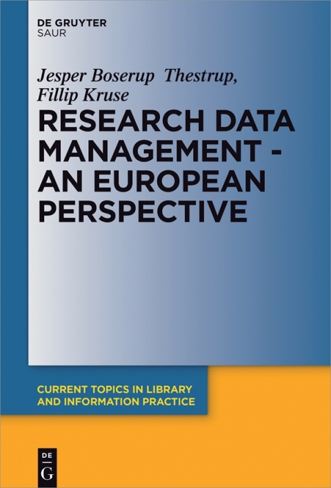 Cover image for book Research Data Management - A European Perspective