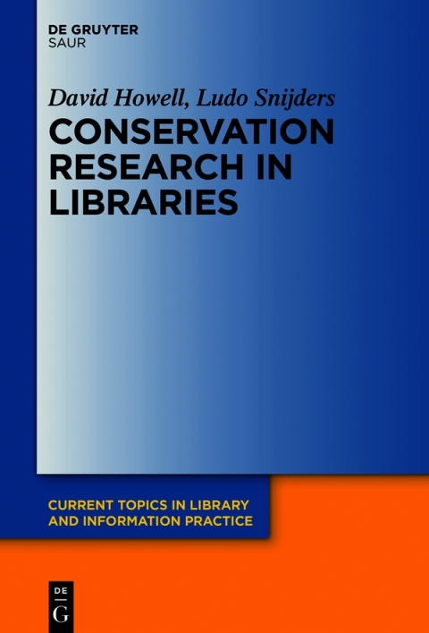 Cover image for book Conservation Research in Libraries